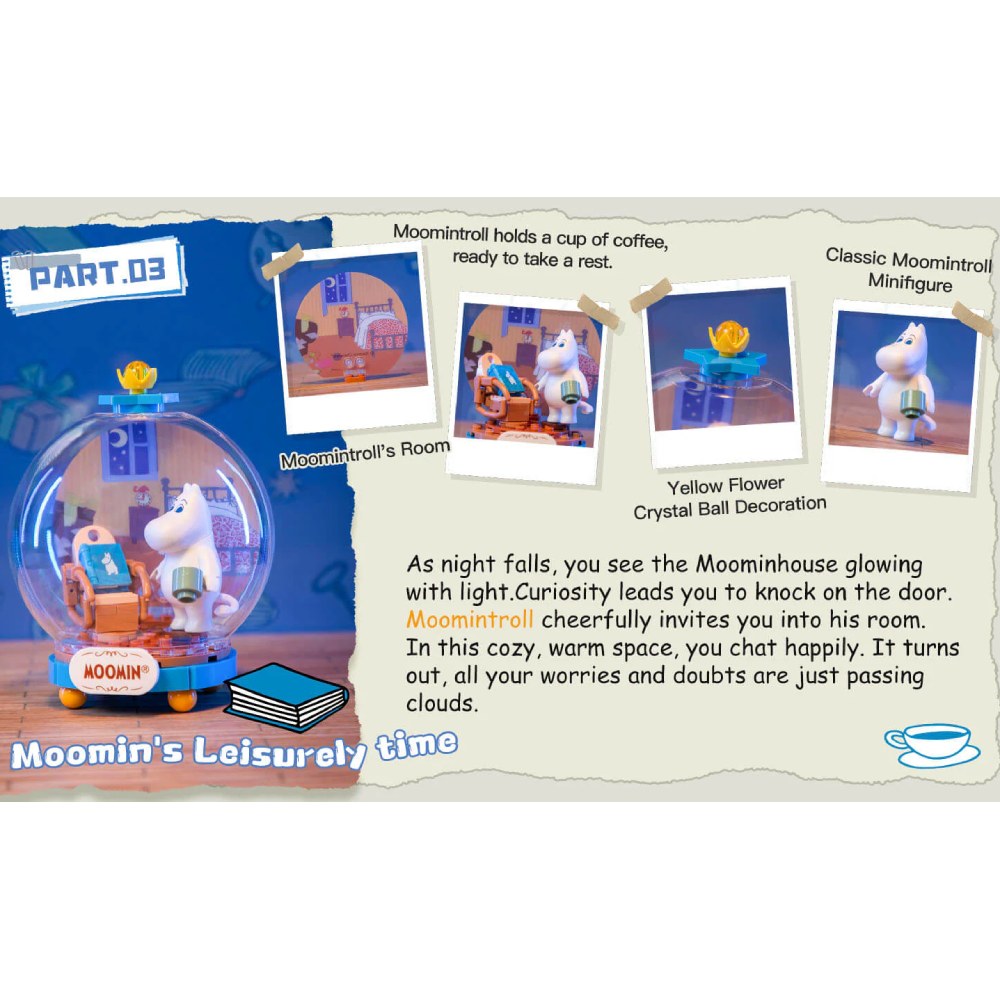 Фото Конструктор PANTASY Moomin Мумі-тролі Відпочинок (87207)