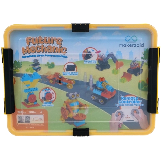 Конструктор MAKERZOID Big Bloks Future Mechanic Механик будущего (MKZ-OBK-EC) Для кого универсально