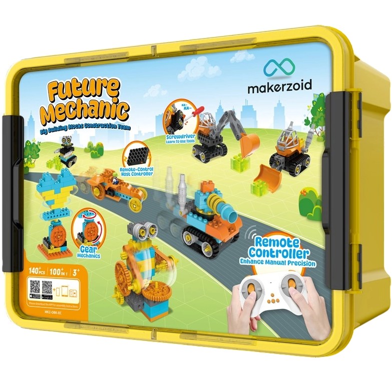 Конструктор MAKERZOID Big Bloks Future Mechanic Механик будущего (MKZ-OBK-EC) Конструктор MAKERZOID Big Bloks Future Mechanic Механик будущего (MKZ-OBK-EC)