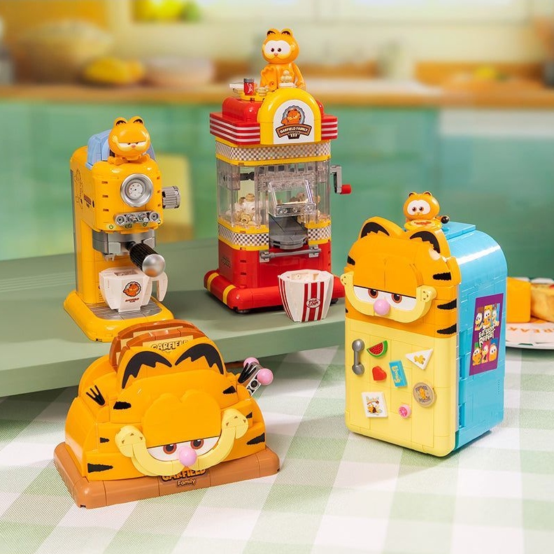 Конструктор PANTASY Garfield Fantastic Machines Великий холодильник (86809) Кріплення блок