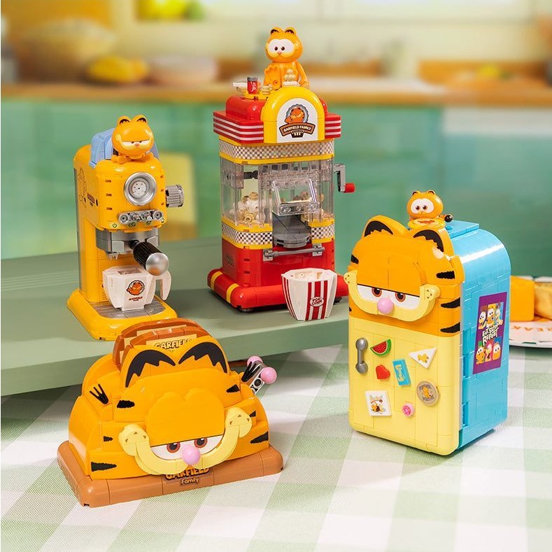 Конструктор PANTASY Garfield Fantastic Machines Кофеварка (86812) Крепление блок