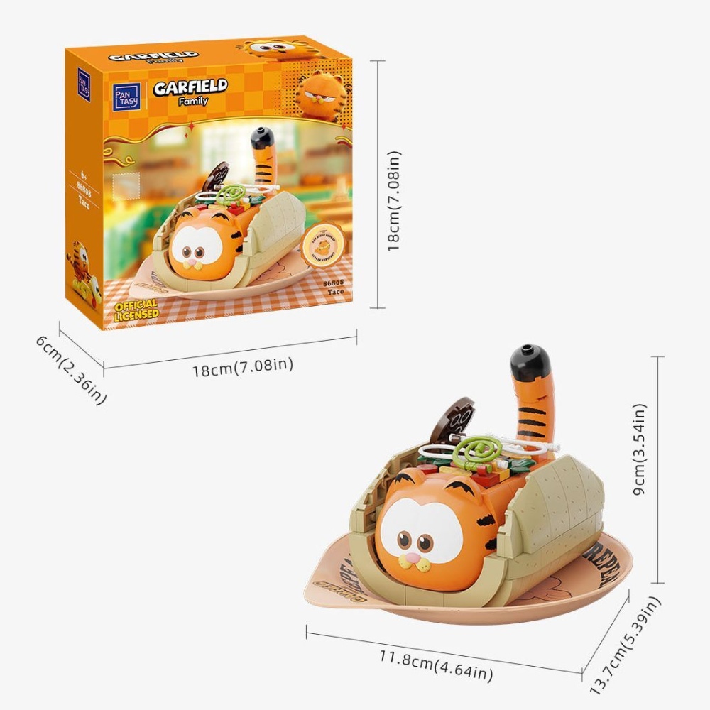 Конструктор PANTASY Garfield Foodie Тако (86808) Тип уникальные детали