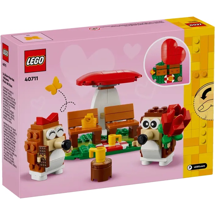 Конструктор LEGO Iconic Романтический пикник ежиков 166 деталей (40711) Тип классический
