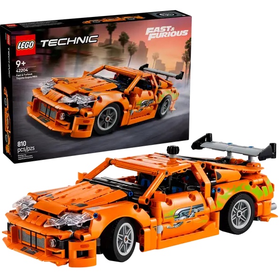 Конструктор LEGO Technic Fast and Furious Toyota Supra MK4 810 деталей (42204) Тип классический