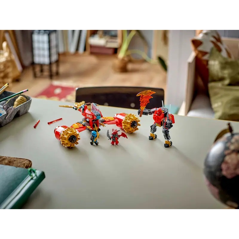 Изображение Конструктор LEGO Ninjago Штормовой робот-всадник Кая 333 детали (71830)