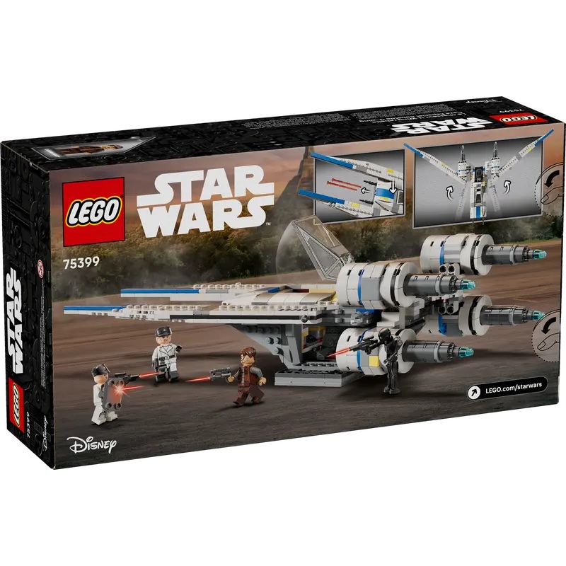Зображення Конструктор LEGO Star Wars Повстанський винищувач U-Wing 594 деталі (75399)