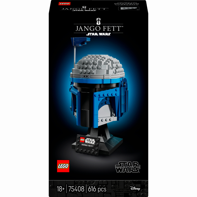 Конструктор LEGO Star Wars шлем Джанго Фетта 616 деталей (75408-)