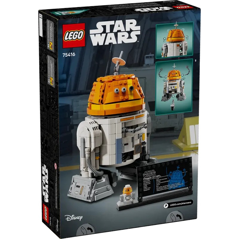 Заказать Конструктор LEGO Star Wars Чоппер C1-10P Дроид-астромеханик 1039 деталей (75416-)