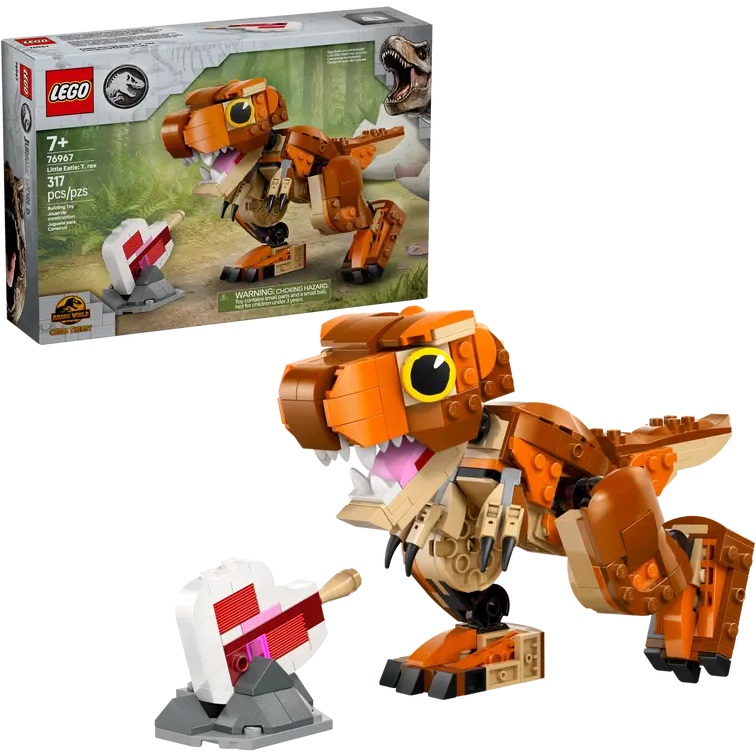 Конструктор LEGO Jurassic World Little Eatie: тиранозавр 317 деталей (76967) Тип класичний