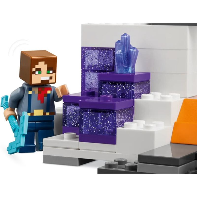 Конструктор LEGO Minecraft Залишена шахта в безплідних землях 538 деталей (21263) Кріплення блок