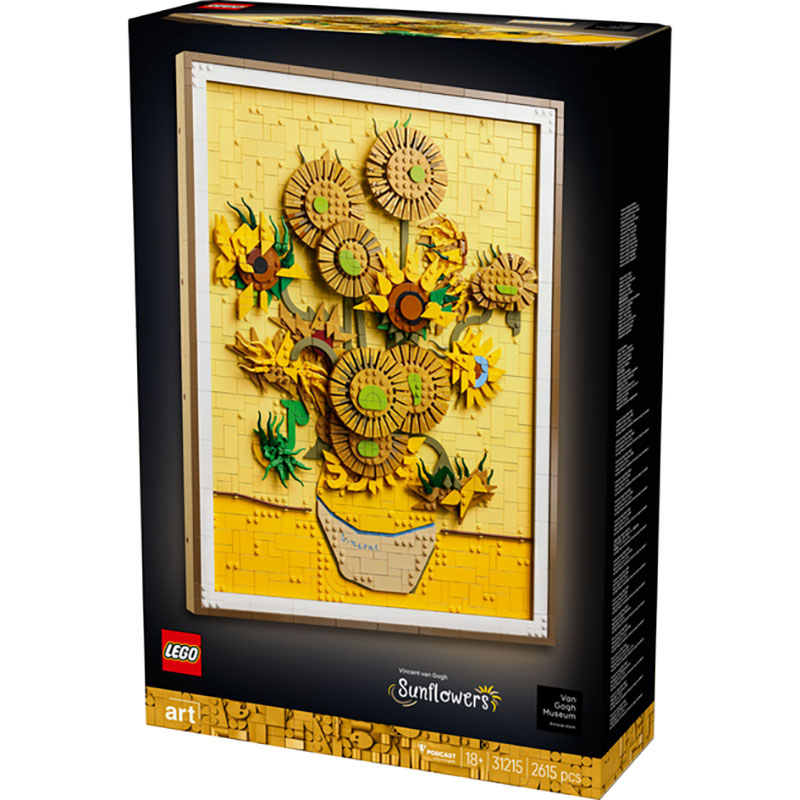 Конструктор LEGO ART Вінсент ван Гог Соняшники 2615 деталей (31215) Серія Lego Art