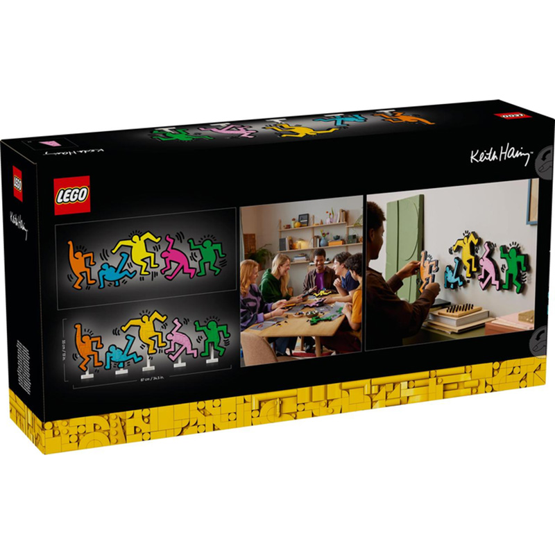 Конструктор LEGO ART Кот Харинг Танцующие человечки 1773 детали (31216) Тип уникальные детали