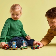 Конструктор LEGO Disney Pixar Святкування з Історії іграшок: поїзд та авто для гонок 206 деталей (43264)