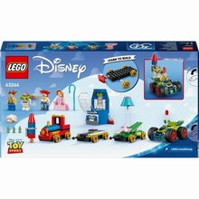 Конструктор LEGO Disney Pixar Святкування з Історії іграшок: поїзд та авто для гонок 206 деталей (43264)