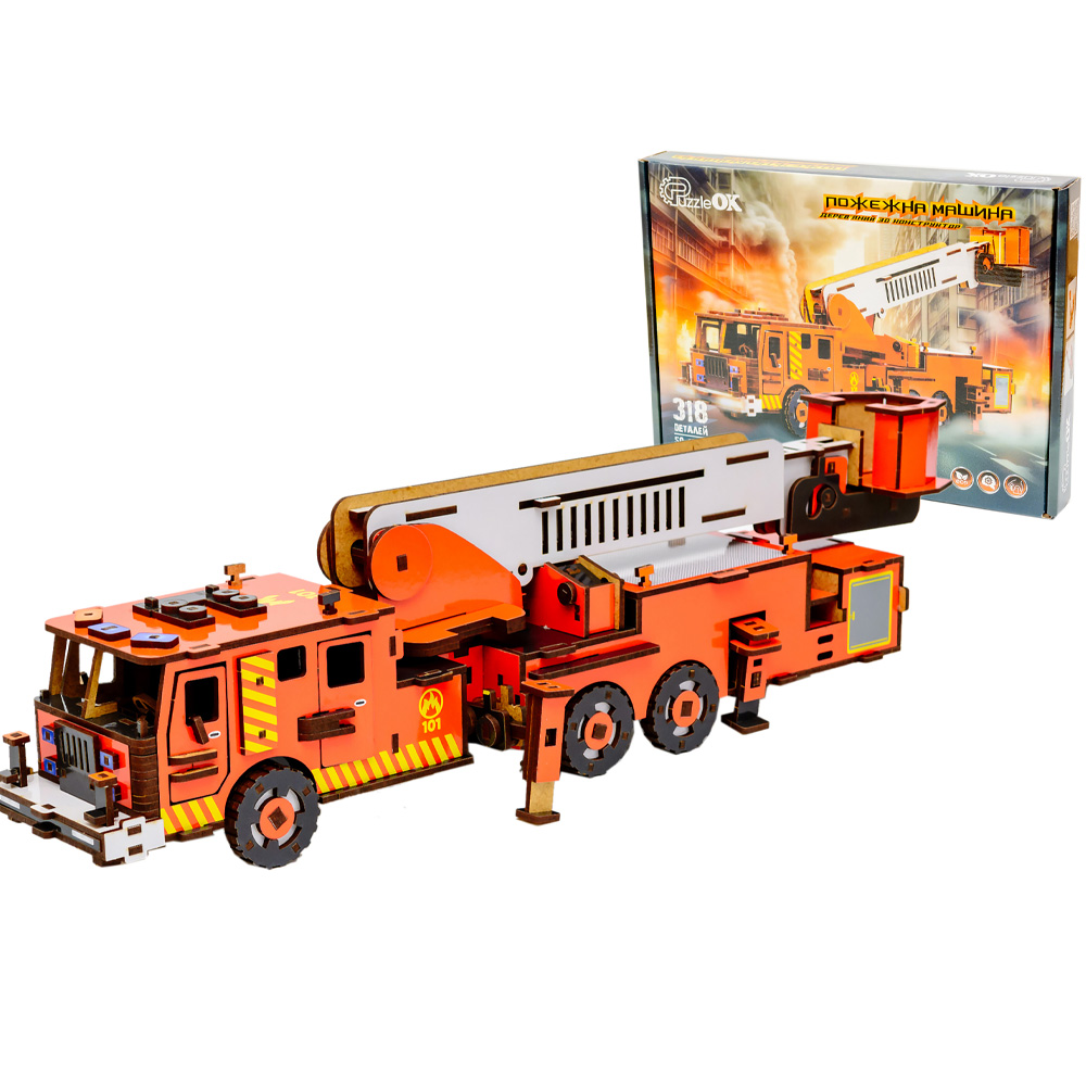 Конструктор PUZZLEOK 3D "Пожарная машина" 318 эл (Puz-00921) Конструктор PUZZLEOK 3D "Пожарная машина" 318 эл (Puz-00921)