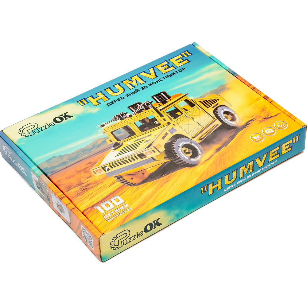 Конструктор PUZZLEOK 3D "HUMVEE" (Puz-00927) Кріплення блок