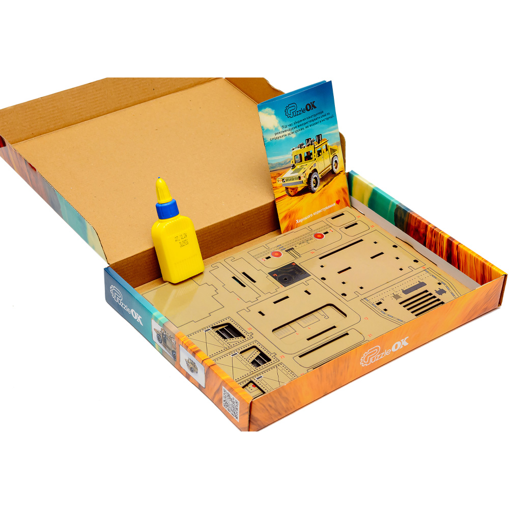Конструктор PUZZLEOK 3D "HUMVEE" (Puz-00927) Тип класичний