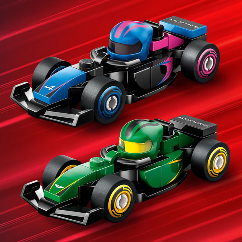 Замовити Конструктор LEGO Minifigures Колекційні автомобілі для гонок F1 29 деталей (71049)