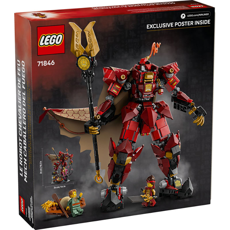 Конструктор LEGO Ninjago Робот Вогняного Лицаря 996 деталей (71846) Тип класичний