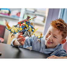 Конструктор LEGO Ninjago Розбійник: Робот-вершник на драконі 584 деталі (71843)
