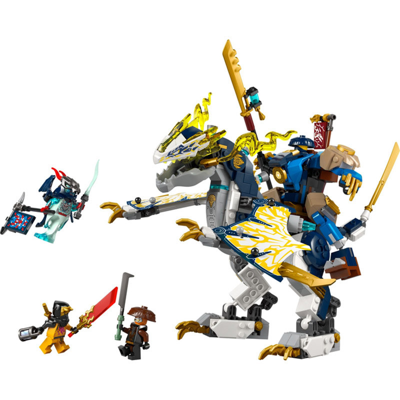Конструктор LEGO Ninjago Розбійник: Робот-вершник на драконі 584 деталі (71843) Кріплення блок