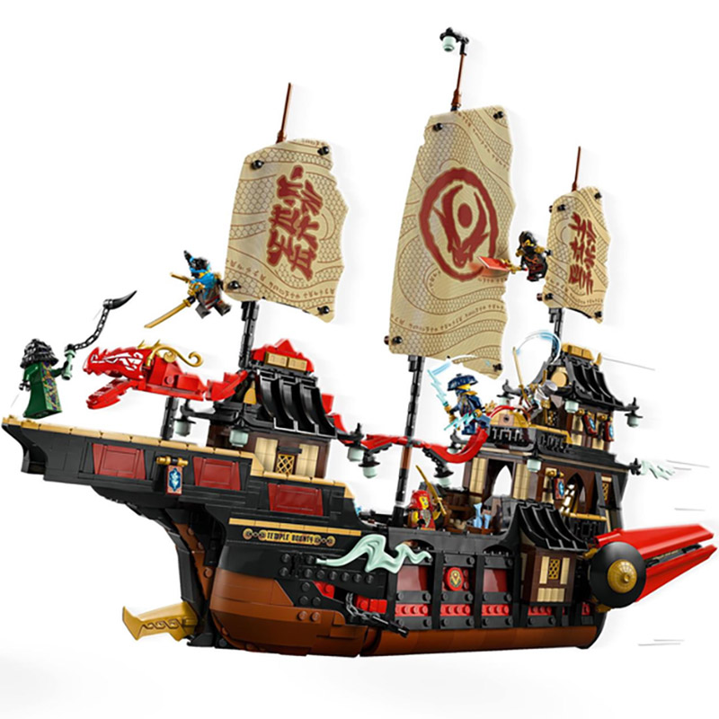 Конструктор LEGO Ninjago Щедрость храма 2387 деталей (71848) Крепление блок