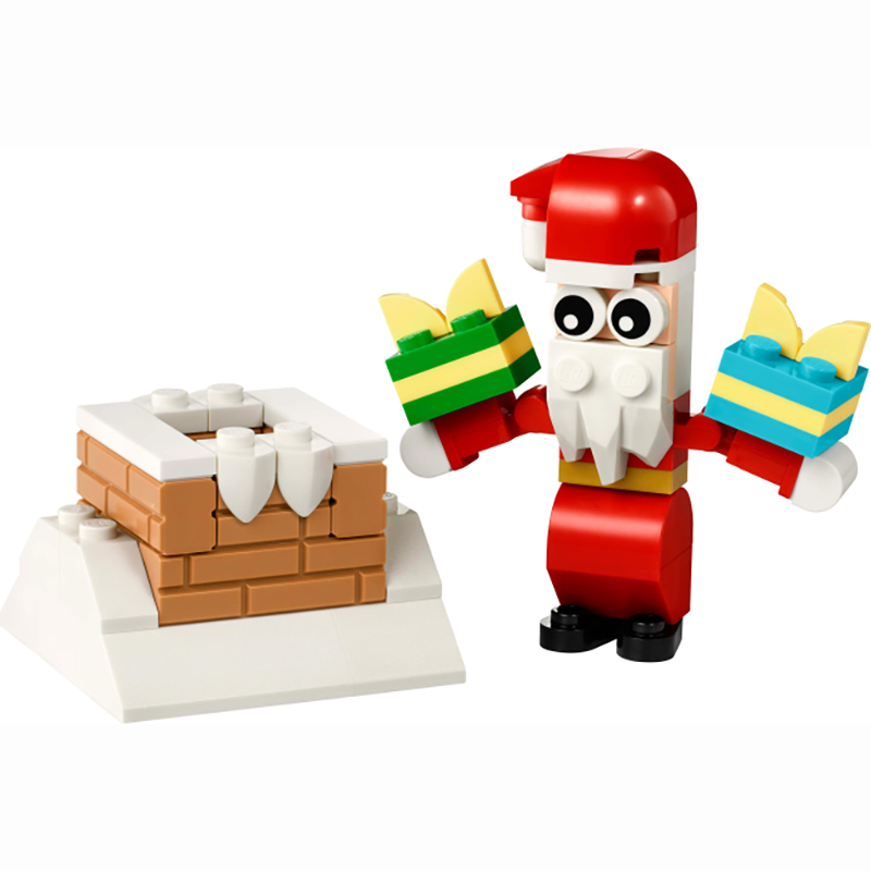 Конструктор LEGO Creator Різдвяні забави з димарем із Сантою 60 деталей (30692) Тип класичний