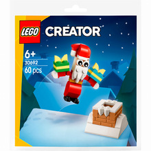 Конструктор LEGO Creator Різдвяні забави з димарем із Сантою 60 деталей (30692)