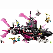 Конструктор LEGO Dreamzzz Жахливий підводний човен Акула 1413 деталей (71500)