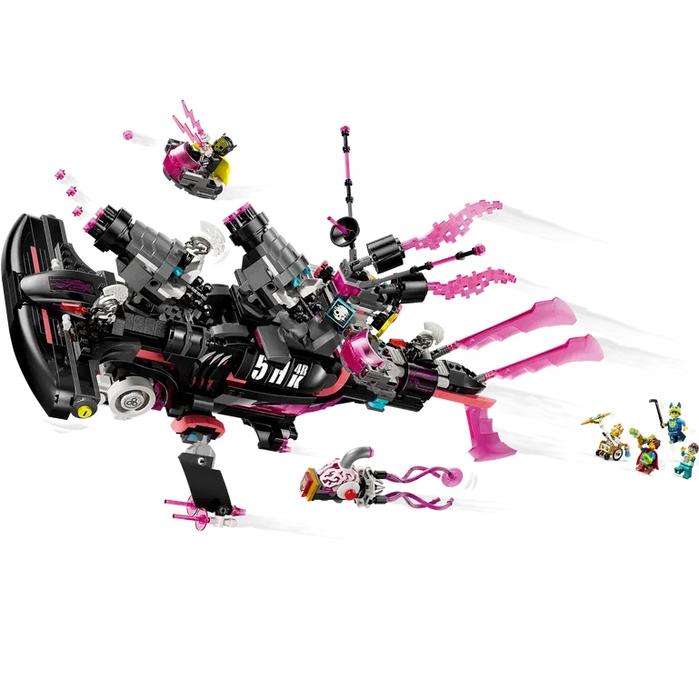 Конструктор LEGO Dreamzzz Жахливий підводний човен Акула 1413 деталей (71500) Тематика герої фільмів і мультфільмів