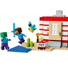 Конструктор LEGO Minecraft Дом из взрывчатки в джунглях (21275)