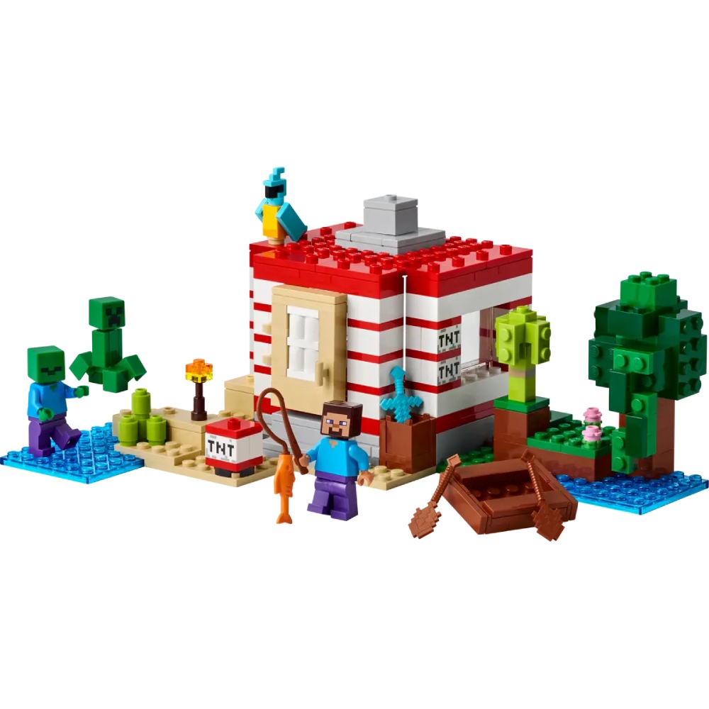 Конструктор LEGO Minecraft Дом из взрывчатки в джунглях (21275) Тип классический