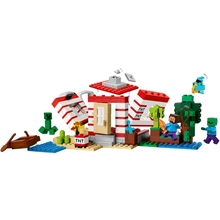 Конструктор LEGO Minecraft Дом из взрывчатки в джунглях (21275)