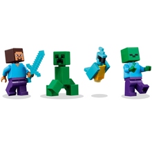 Конструктор LEGO Minecraft Дом из взрывчатки в джунглях (21275)