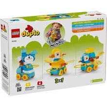 Конструктор LEGO Конструктор DUPLO Town Животные на колесах 3 в 1 (10448)