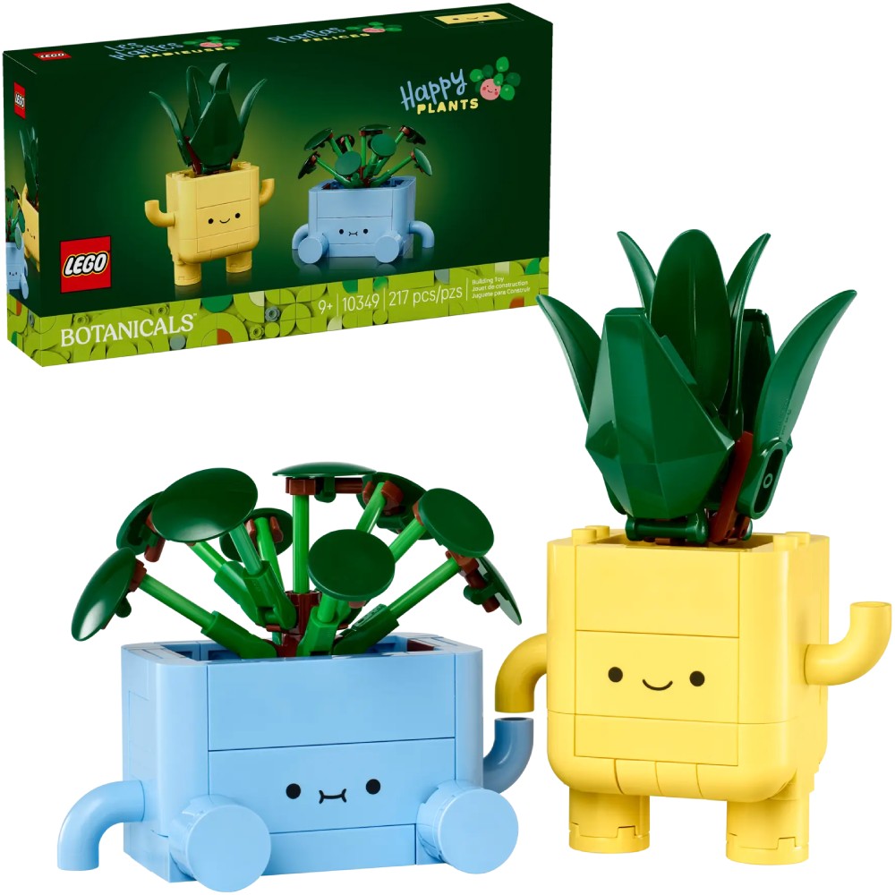 Конструктор LEGO Конструктор Botanicals Щасливі рослини (10349) Серія Lego Botanicals