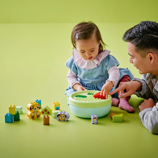 Внешний вид Конструктор LEGO DUPLO My First Сортировщик фигур: дом для щенков 17 деталей (10441)