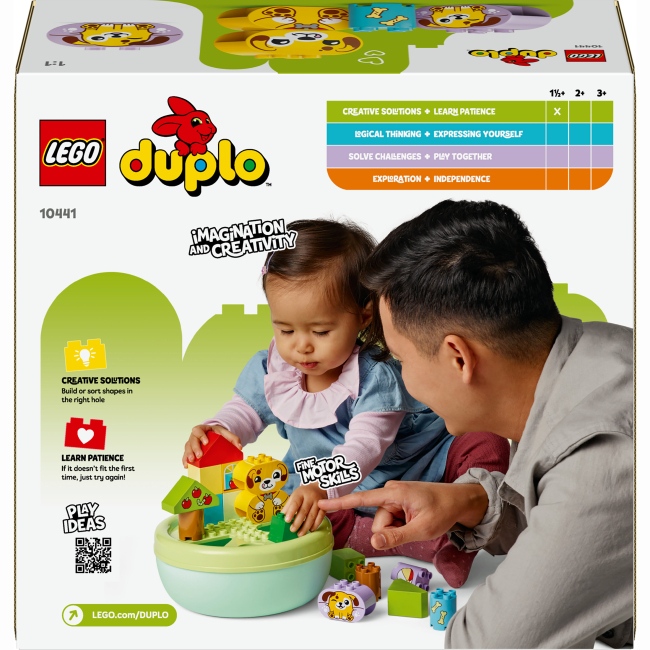 Заказать Конструктор LEGO DUPLO My First Сортировщик фигур: дом для щенков 17 деталей (10441)