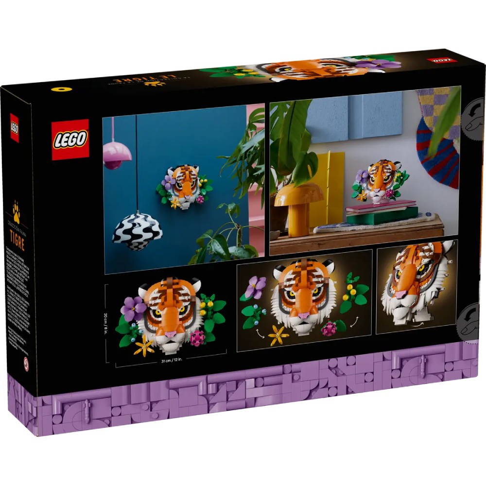 Фото Конструктор LEGO Art Коллекция фауны Тигр (31217)