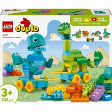 Конструктор LEGO DUPLO Town Динозавры на колесах 3 в 1 108 деталей (10451)