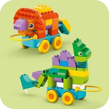 Конструктор LEGO DUPLO Town Динозавры на колесах 3 в 1 108 деталей (10451)