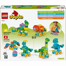 Конструктор LEGO DUPLO Town Динозавры на колесах 3 в 1 108 деталей (10451)
