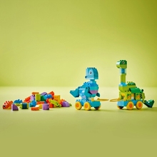 Конструктор LEGO DUPLO Town Динозавры на колесах 3 в 1 108 деталей (10451)