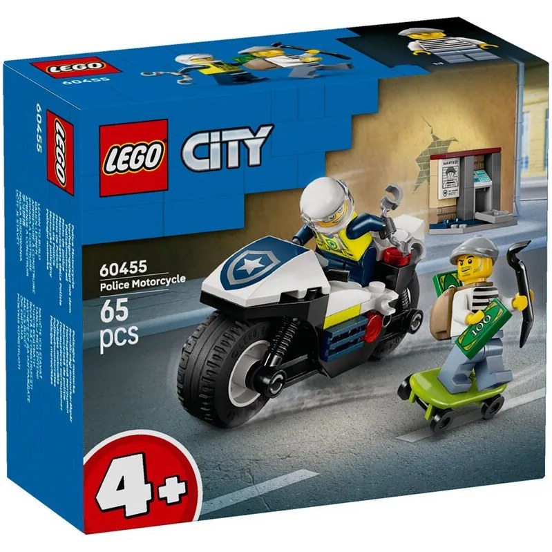 Конструктор LEGO City Погоня на поліцейському мотоциклі (60455) Конструктор LEGO City Погоня на поліцейському мотоциклі (60455)
