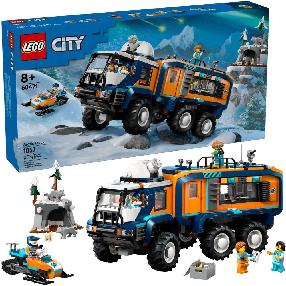 Заказать Конструктор LEGO City Арктический исследовательский грузовик с научной лабораторией (60471)