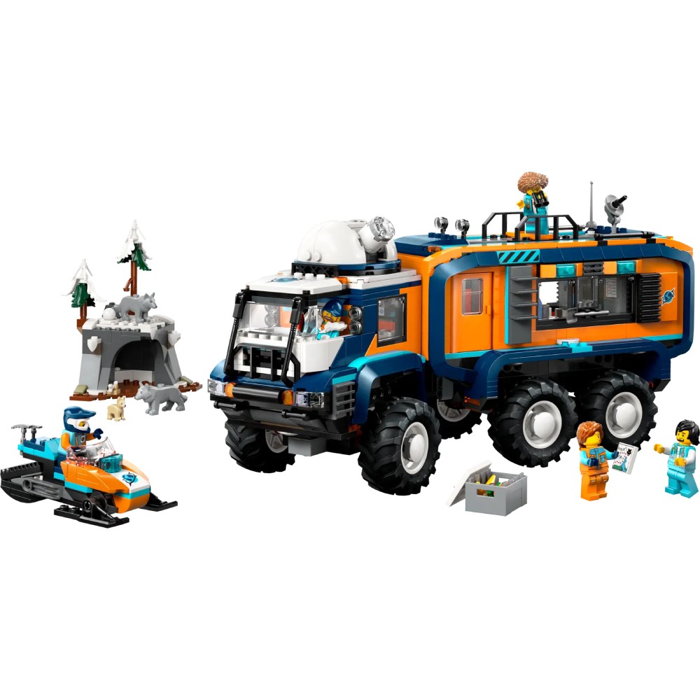 Конструктор LEGO City Арктический исследовательский грузовик с научной лабораторией (60471) Тип классический