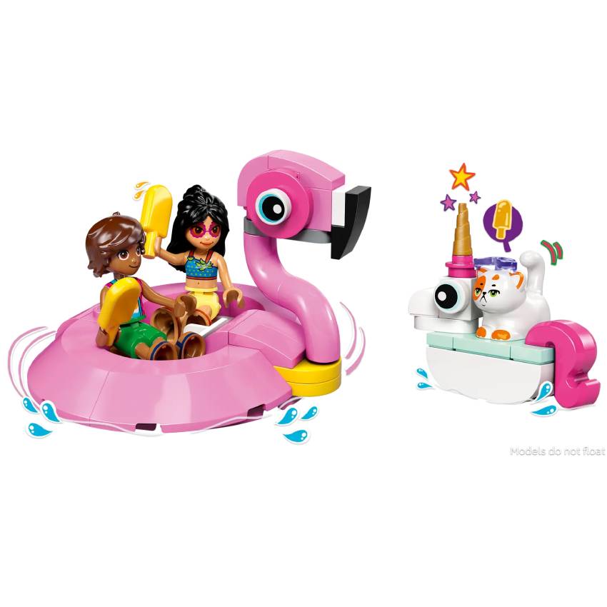 Конструктор LEGO Friends Вечеринка единорога и фламинго у бассейна 99 деталей (42658) Серия Lego Friends