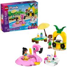 Конструктор LEGO Friends Вечеринка единорога и фламинго у бассейна 99 деталей (42658)