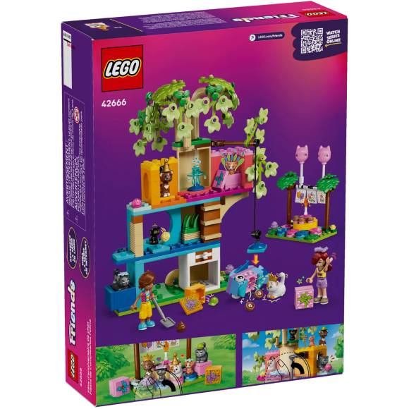 Конструктор LEGO Friends День рождения кота и дом на дереве 321 деталь (42666) Конструктор LEGO Friends День рождения кота и дом на дереве 321 деталь (42666)