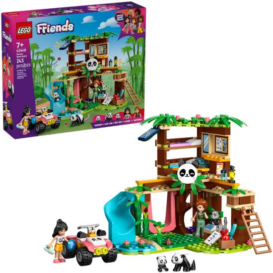 Внешний вид Конструктор LEGO Friends Уход за животными в заповеднике панд 243 детали (42648)